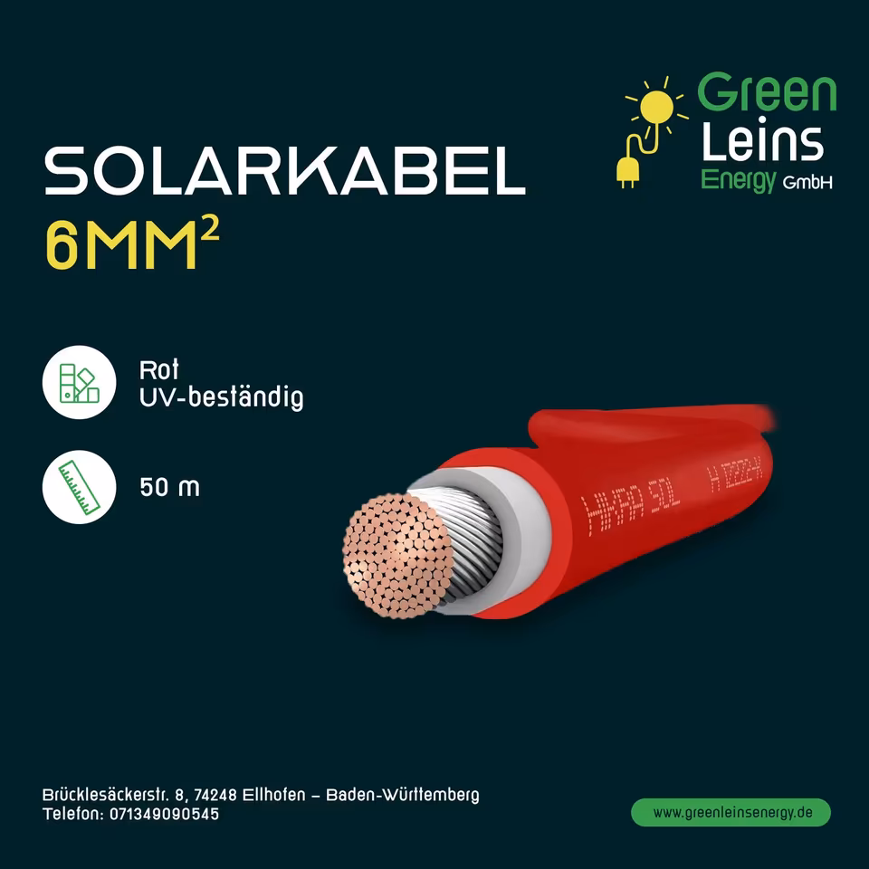 Photovoltaik Solarkabel 50 M