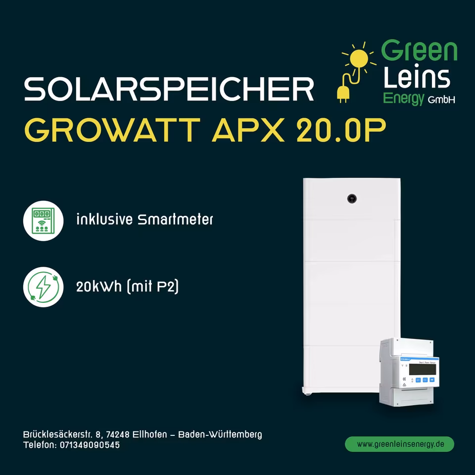 Growatt APX 20.0P Solarspeicher 20 kWh