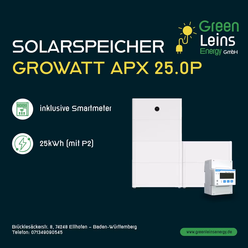 Growatt APX 25.0P Solarspeicher 25 kWh