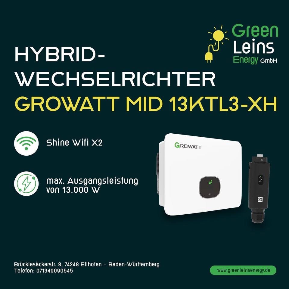Growatt MID 13KTL3-XH 13 kW Hybridwechselrichter
