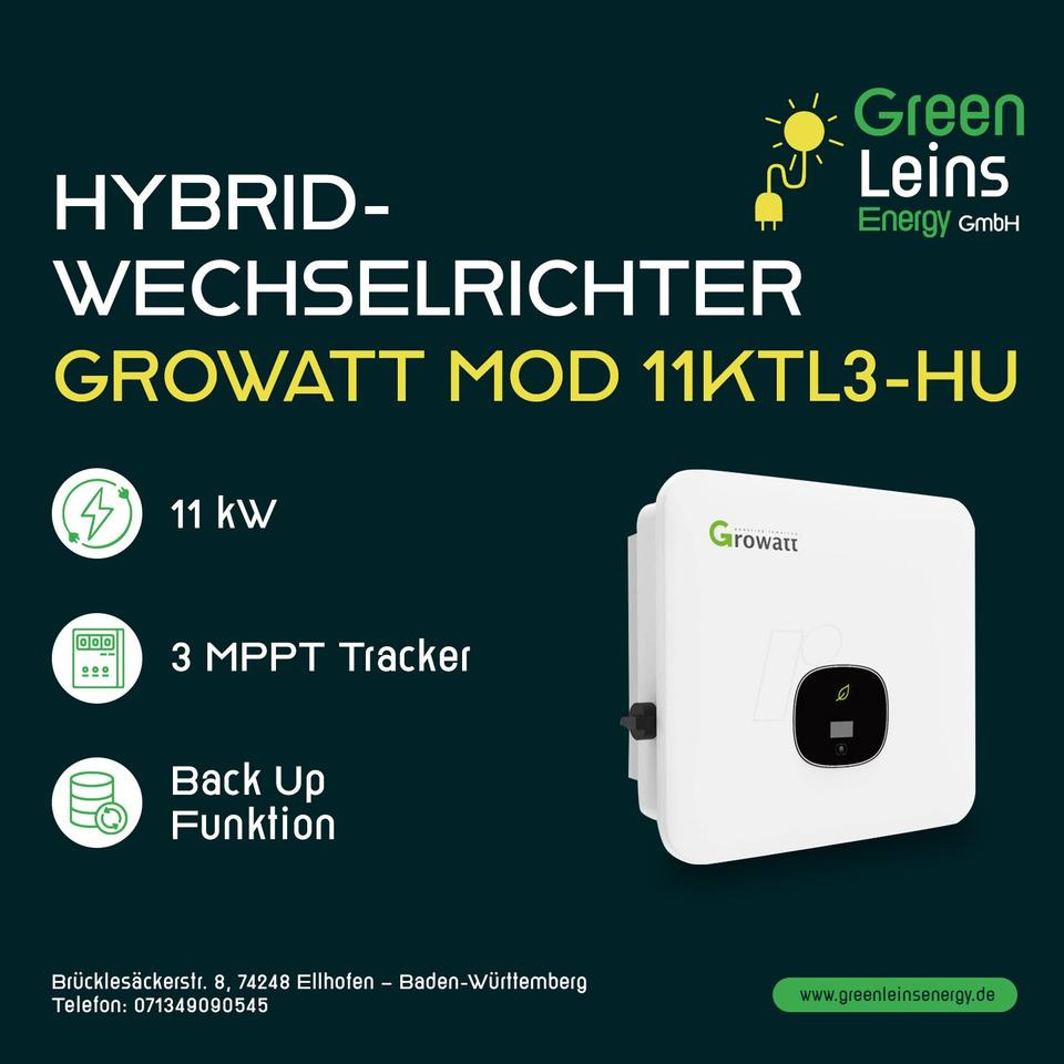 Growatt MOD 11KTL3-HU Hybridwechselrichter