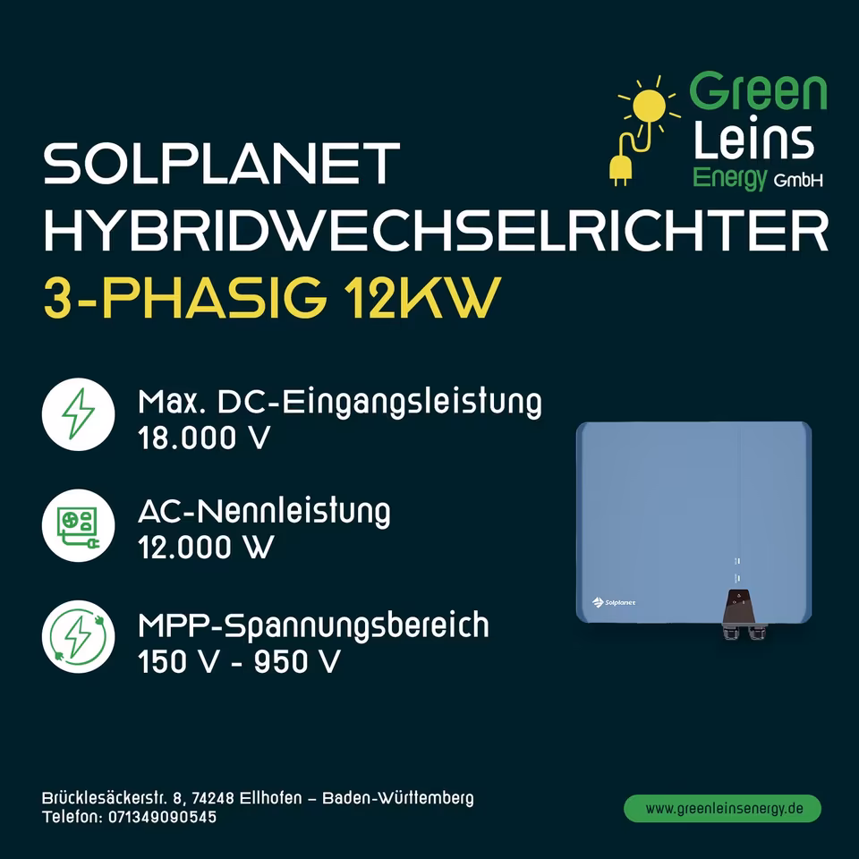 Solplanet ASW 12kH-T2 Hybrid-Wechselrichter 12 kW