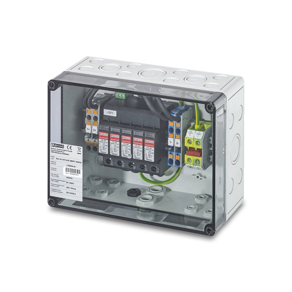 Phoenix Contact 1105828 SOL-SC-1ST-0-DC-2MPPT-2000SE Generatoranschlusskasten