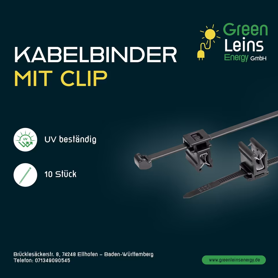 Kabelbinder mit Clip