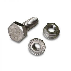 Photovoltaik Sechskantschraube M10x30 mm mit Sechskant Sperrzahnmutter M10